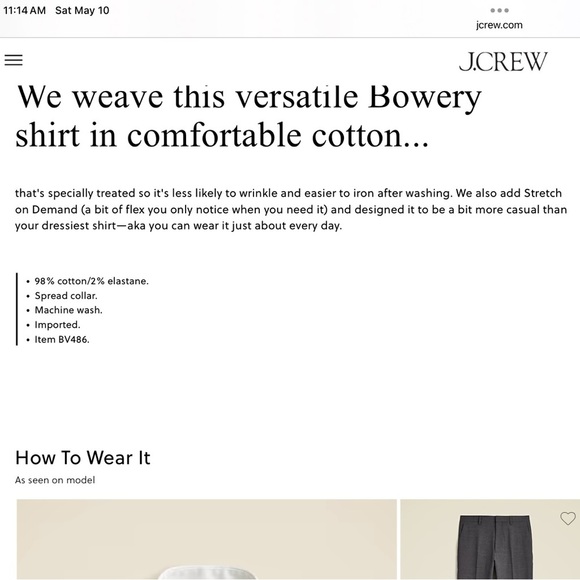 J. Crew White Dress Shirt - Picture 7 of 9